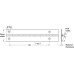 Continuous Hinge Rolled Straight Piano Open width 40 mm length 710 mm