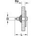 Metal Cavity Fixing Fischer HM 5 Length 65 mm for board thickness 20-34 mm drill Ø 10 mm min. drill hole depth 71 mm