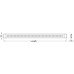 LED Strip Light 12 V Length 300-1000 mm Rated IP20 Loox Compatible LED Straight Strip Light Clips onto mounting brackets Length 500 mm with touch dimmer switch natural white 4200 K