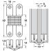 Concealed Hinge 180° for 14-26 mm Panel Thickness Maximum door thickness 14-16 mm