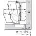 Concealed Cup Hinge and Plate 160° Soft Close Grass Tiomos With 1 part plate screw fixing