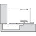 Concealed Hinge 105° Full Overlay Mounting Tiomos H For cabinet thickness min. 18 mm Tiomos Night - Anthracite