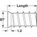Varianta Screw Countersunk Head PZ Steel Fully Threaded for Ø 5 mm Hole Length: 10.5 mm Big-Pack