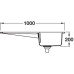Sink Ceramic 1.0 Bowl and Drainer Rangemaster CRT10101 Surface mounted White - CRT10101WH