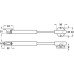 Automatic Opening Lid Stay for Wooden/Aluminium Frame Doors Length 164 mm 50N