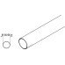 Wardrobe Rail Length 2500 mm Ø 25.4 mm Wall thickness 0.7 mm Chrome plated finish