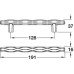 Pull Handle Zinc Alloy Fixing Centres 128 mm St. Vincent Golden champagne