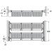 Pull Out Rack 6 Shoe Trays Aluminium and Plastic System Plus Load capacity 6 kg White/bright aluminium finish tray colour transparent