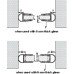 Shower Seal Bulb Seal Length 2010 mm Suitable for toughened glass doors 6-8 mm thick Transparent PVC finish