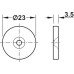 Magnetic Catch for Screw Fixing for Box Frame Metal Cabinets Pull 7 kg