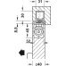 Door Closer Concealed Overhead Electromechanical Body Size 2-4 Single action E-guide Silver