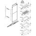 Pull Out Larder Unit Saphir Mesh Chrome Wire Baskets VS TAL Larder For cabinet width 400 mm installed height 1900-2140 mm 5 baskets included