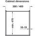 Pull Out Larder Unit Saphir Mesh Chrome Wire Baskets VS TAL Larder For cabinet width 400 mm installed height 1900-2140 mm 5 baskets included