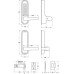 Mechanical Codelock Plates Front and Back for Existing Mortice Lockcase Heavy Duty For existing mortice latch or lock
