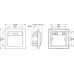 Energy Control Terminal for Dialock WT 200/WT 220/WT 210 Silver coloured
