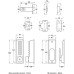 Digital Lock Mechanical Knob Operated Zinc Alloy Economy For internal and external applications Standard satin chrome