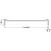 File Bars Ø 5 mm Length 323 mm Steel Bright zinc plated finish - New number for 500.00-0053