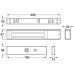 Electromagnetic Lock Mini Single Door Single Swing Unit Aluminium Body Always fail unlocked Unmonitored