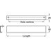 Trim Handle Aluminium Fixing Centres 128-256 mm Lister Brushed nickel fixing centres 128 mm