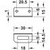 Standard-Nova espagnolette locks Econo with plate cylinder backset 15 mm Mounting: right