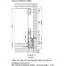 Assembled Drawer Pan for Cabinet Width 300-1000 mm Nova Pro Scala For cabinet width 800 mm silver