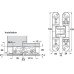 3D Hinge 180° Mild Steel Tectus TE 527 3D Energy 3-way continuous adjustment Satin stainless steel