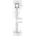 Fitting Set for Sliding Glass Interior Doors Hawa-Junior 120/GP Top hung system For 1 door