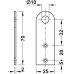 Safe Deposit Box Lock for Use with Padlocks Galvanized