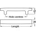 Pull Handle Oak Fixing Centres 128-224 mm Venus Lacquered fixing centres 128 mm