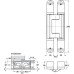 3D Hinge 180° Aluminium Zinc Diecast and Steel Tectus TE 640 3D Energy 3-way continuous adjustment Matt nickel