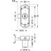 Standard-Nova espagnolette locks Econo with plate cylinder backset 15 mm Mounting: right