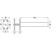Door Closer Concealed Jamb Brass and Mild Steel Perko For light to medium use applications Polished chrome