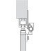 Sliding Door Closer Surface Overhead Surface mounted Silver sprayed