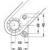 Soft-Closing Mechanism for Maxi Flap Fittings For edge distance 37 mm Nickel plated