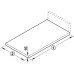 Drawer Set 90/122 mm High Nova Pro Deluxe Standard With integrated liquid Soft-close® Drawer side height 90 mm length 270 mm Metallic RAL 9006