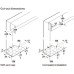 Complete Set for 1 Sliding Interior Door Slido D-Line43 80M Top hung system Rail length 1100 mm