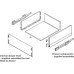 Grass Nova Pro Scala Stack Tower Sets of Pan Drawers with Solid Sides For cabinet width 500 mm 1x standard and 3x pan stone