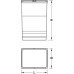 Waste Bin Grey Plastic One2Five System Capacity 8 litres width x depth x height 153 x 230 x 310 mm