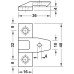 Fasteners Set Push-Fit AS Keku Comprises 1x 262.50.359 + 1x 262.50.368 (Hospa screw fixing)