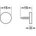 Magnetic Catch Pull 3.0 for Screw Fixing Round Housing for screw fixing Brown