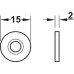Magnetic Catch Pull 4.5 kg Mortice Type For press fitting White