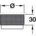 Knob Aluminium Ø 38-50 mm Graf Big Stainless steel effect Ø 50 mm