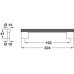 Bar Handle Aluminium Fixing Centres 192 mm Graf Big Brushed brass