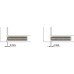 Push Door Catch Concealed or Surface Mounted Long Version with Buffer K Push Tech Anthracite