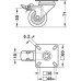 Single Wheel Castor Swivel with or without Brake Wheel Ø 50-75 mm Plate Fixing Screw-on plate or M10 threaded bolt Wheel Ø 50 mm Load capacity: 40 kg
