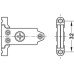 Front Brackets for Matrix Box Slim A Drawer Sides For drawer height 89 128 and 175 mm