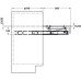 Pull Out Worktop Aligned with Shelf OPLÀ For cabinet width: 450 mm
