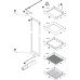 please look Centre mounting height adjustable For cabinet width 500 mm basket width 400 mm installed height 1700-1950 mm 5 baskets included