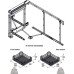 Corner Unit Swing Out Complete Set For cabinet width: 800 mm Chrome wire baskets Right hand