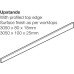 Timber Upstand Prime Beech 3050 x 100 x 25 mm